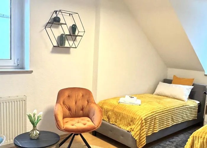 Apartmán Newcityhome-3 Zi-spacious Harley - Kassberg - Priv Parking Chemnitz (Saská Kamenice)